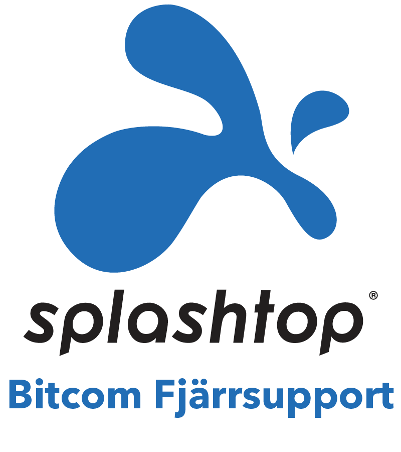 Fjärrsupport Bitcom Splashtop
